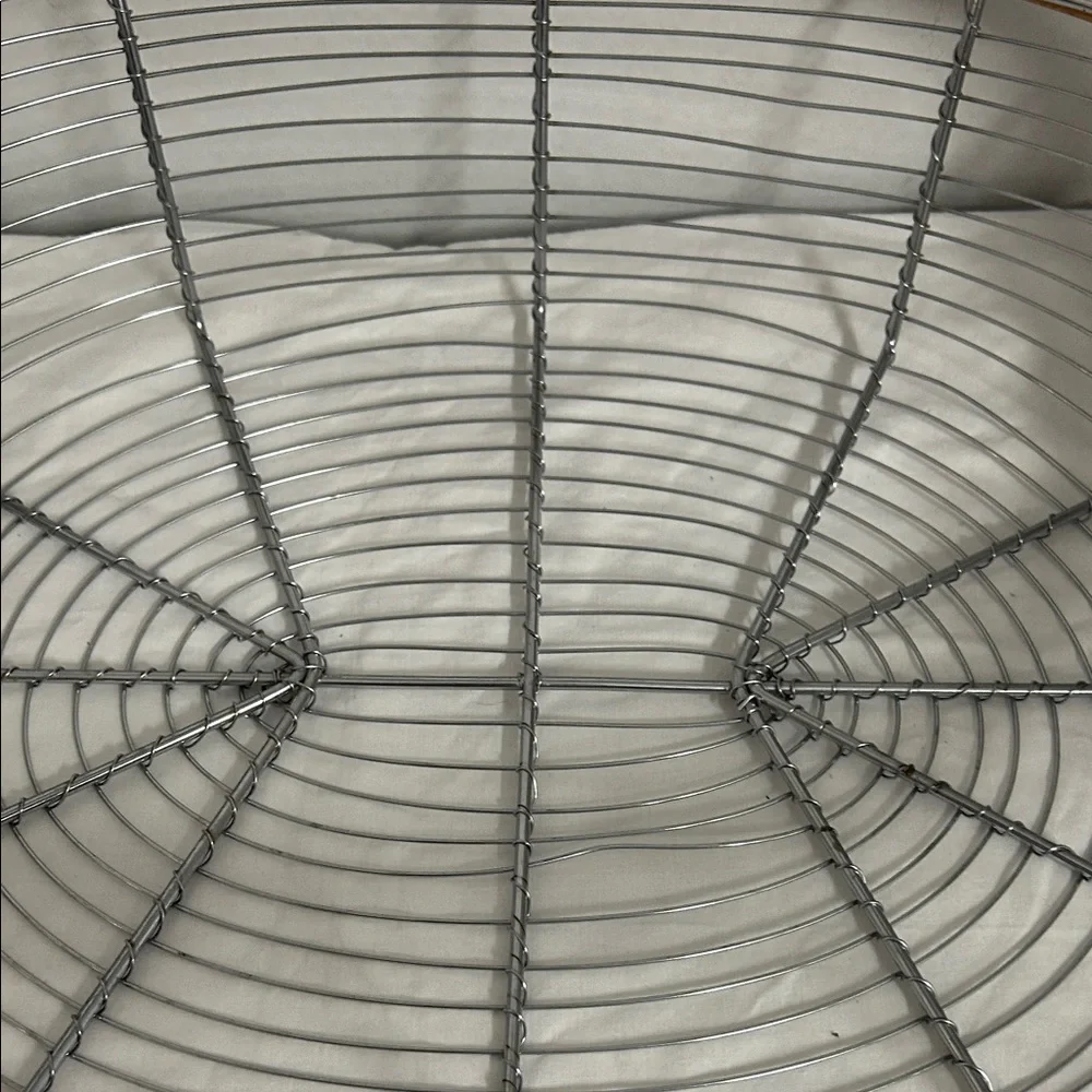 Wire Egg Basket with Wooden Rim 28 inches Wide